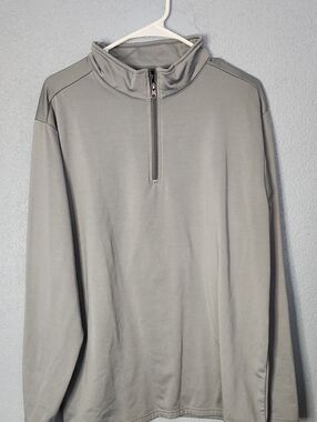 Element Men's Light Gray Half-Zip Sweater
